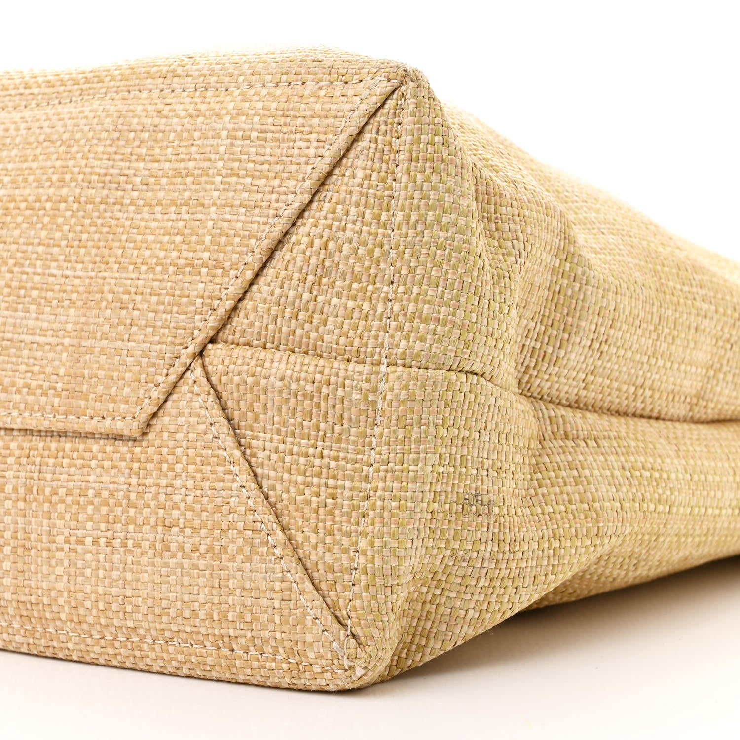 Prada Raffia Logo Tote Naturale 10 of 13