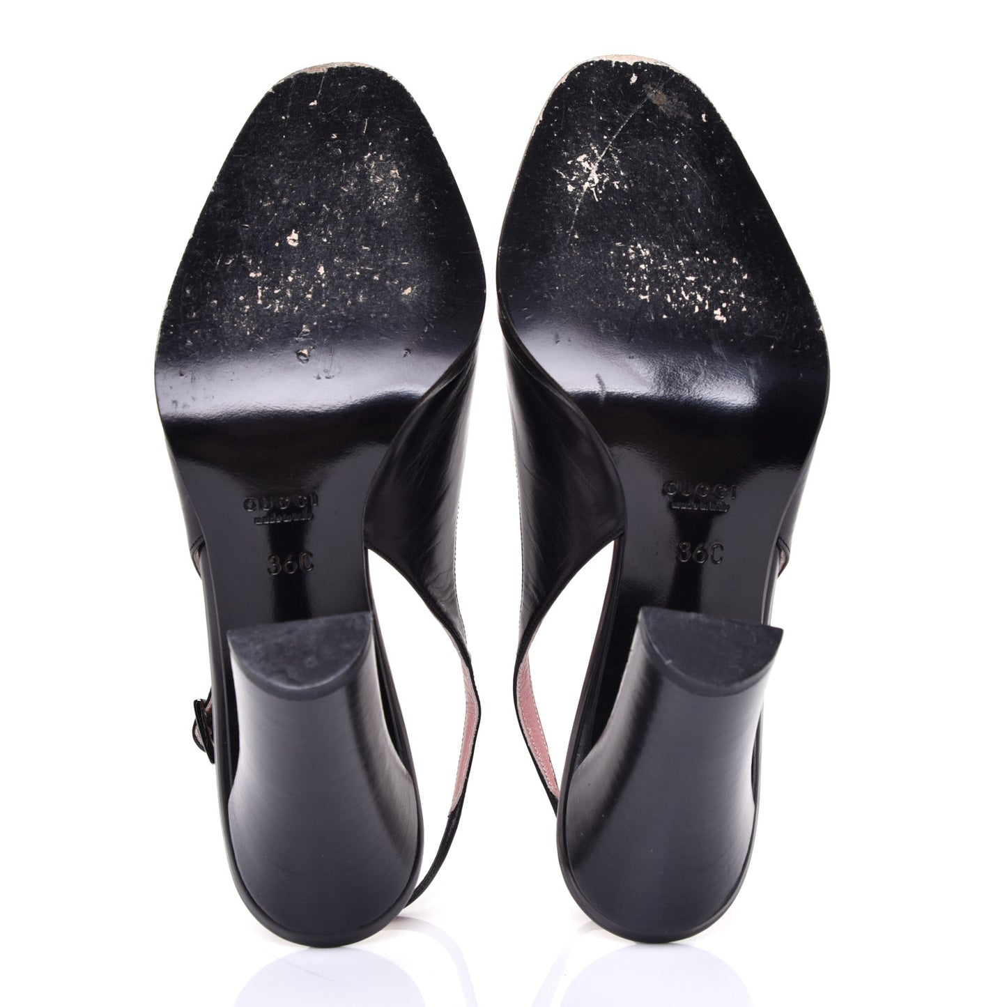 Calfskin Slingback Pumps 36 Black