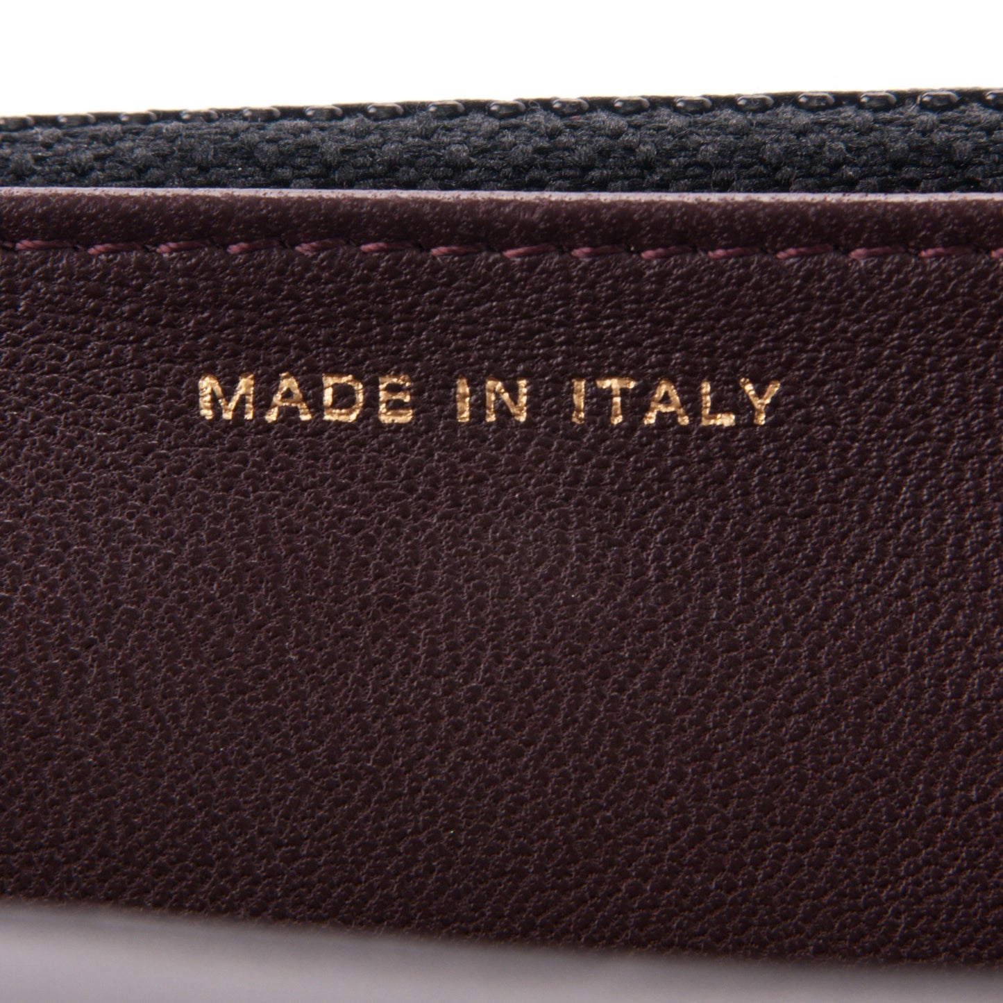 Lambskin Quilted Wallet On Chain WOC Black
