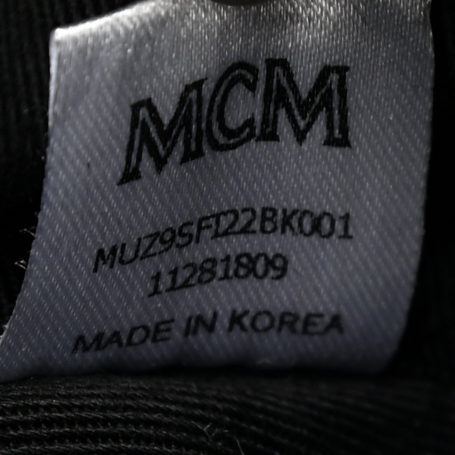 MCM Visetos Medium Belt Bag Black 7 of 10