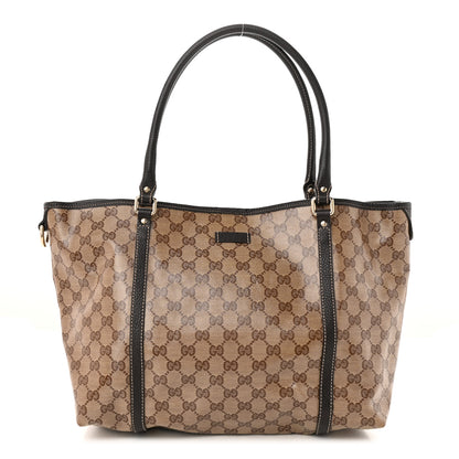Gucci Crystal Monogram Medium Joy Tote Beige Ebony Testa Di Moro 1 of 10