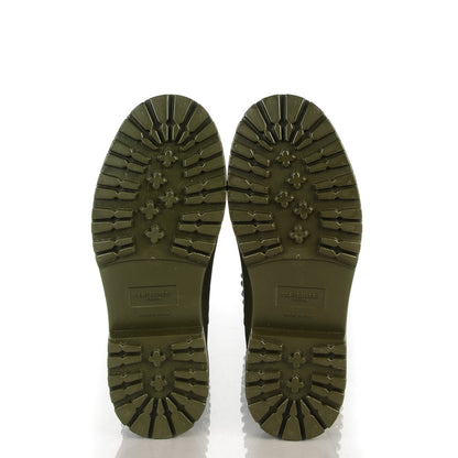 Saint Laurent Rubber Crystal Rain Boots 35 Dark Khaki 5 of 8