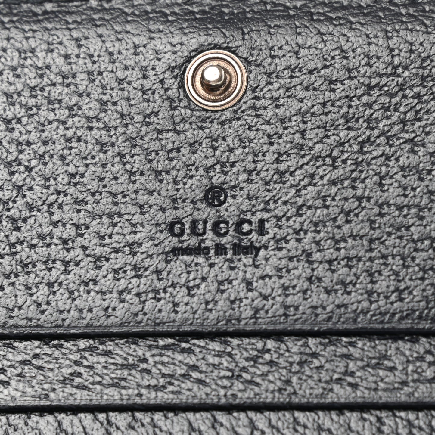 GG Supreme Monogram Textured Dollar Calfskin Web Ophidia Card Case Beige Blue