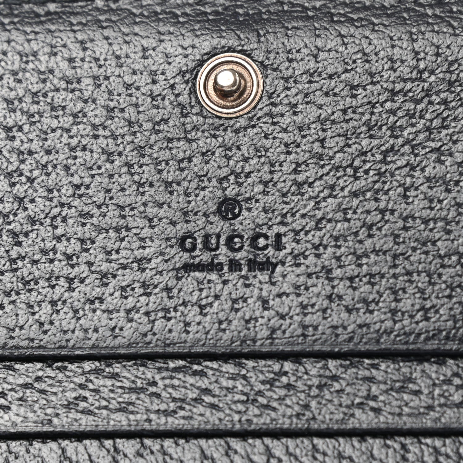 Gucci GG Supreme Monogram Textured Dollar Calfskin Web Ophidia Card Case Beige Blue 7 of 11