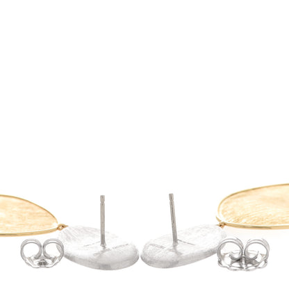 Marco Bicego 18K Yellow Gold Diamond Medium Lunaria Drop Earrings 4 of 4