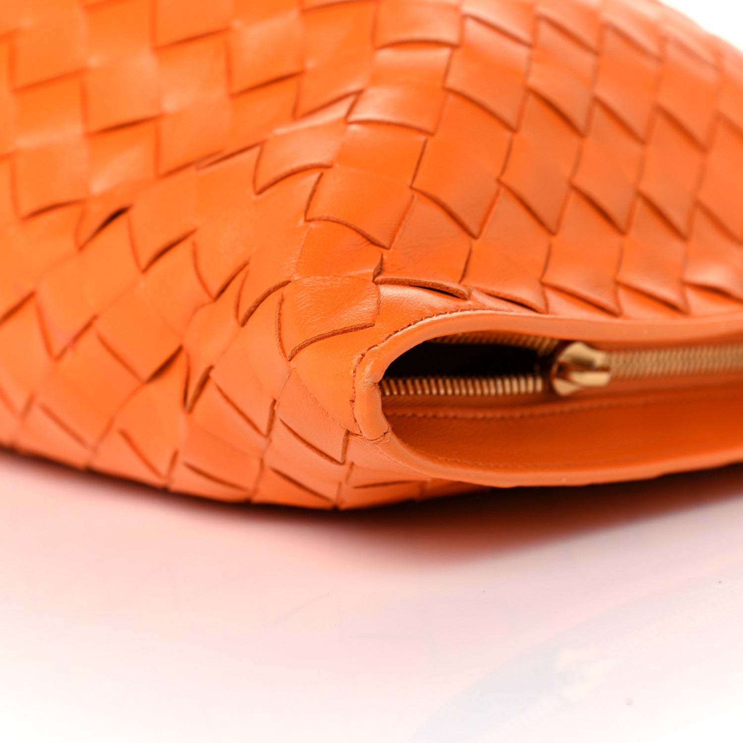 Bottega Veneta Nappa Intrecciato BV Twist Orange 7 of 9