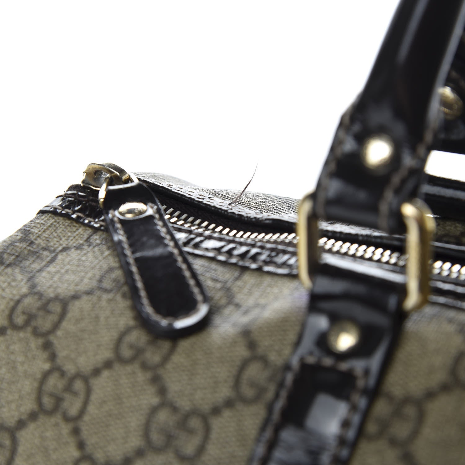 Gucci GG Plus Monogram Medium Joy Boston Dark Brown 8 of 10