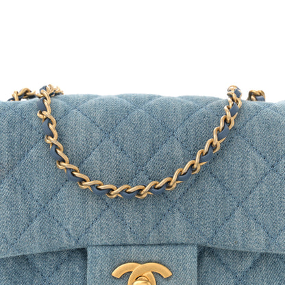 Chanel Denim Quilted Mini Pearl Crush Flap Blue 8 of 10