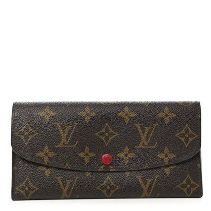Louis Vuitton Monogram Emilie Wallet Fuchsia 1 of 6