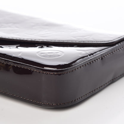 Louis Vuitton Vernis Pochette Felicie Chain Wallet Amarante 9 of 9