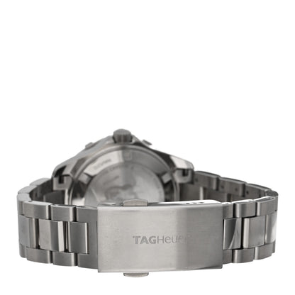 Tag Heuer Stainless Steel Diamond Bezel Blue Mother of Pearl 35mm Aquaracer Lady Quartz Watch WAY131N 3 of 5