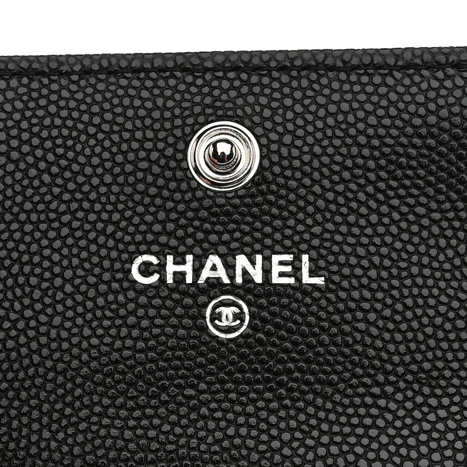 Chanel Caviar Quilted CC Flap Card Holder Black 7 of 9