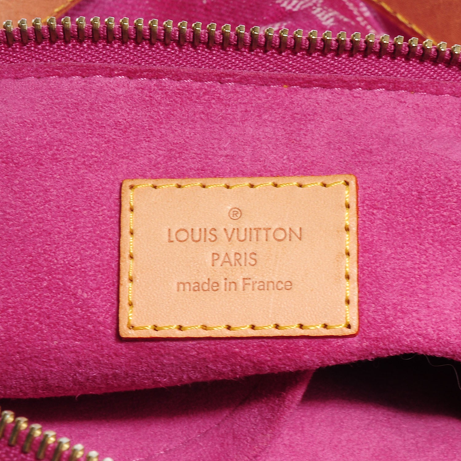 Louis Vuitton Denim Baggy PM Fuchsia 6 of 7