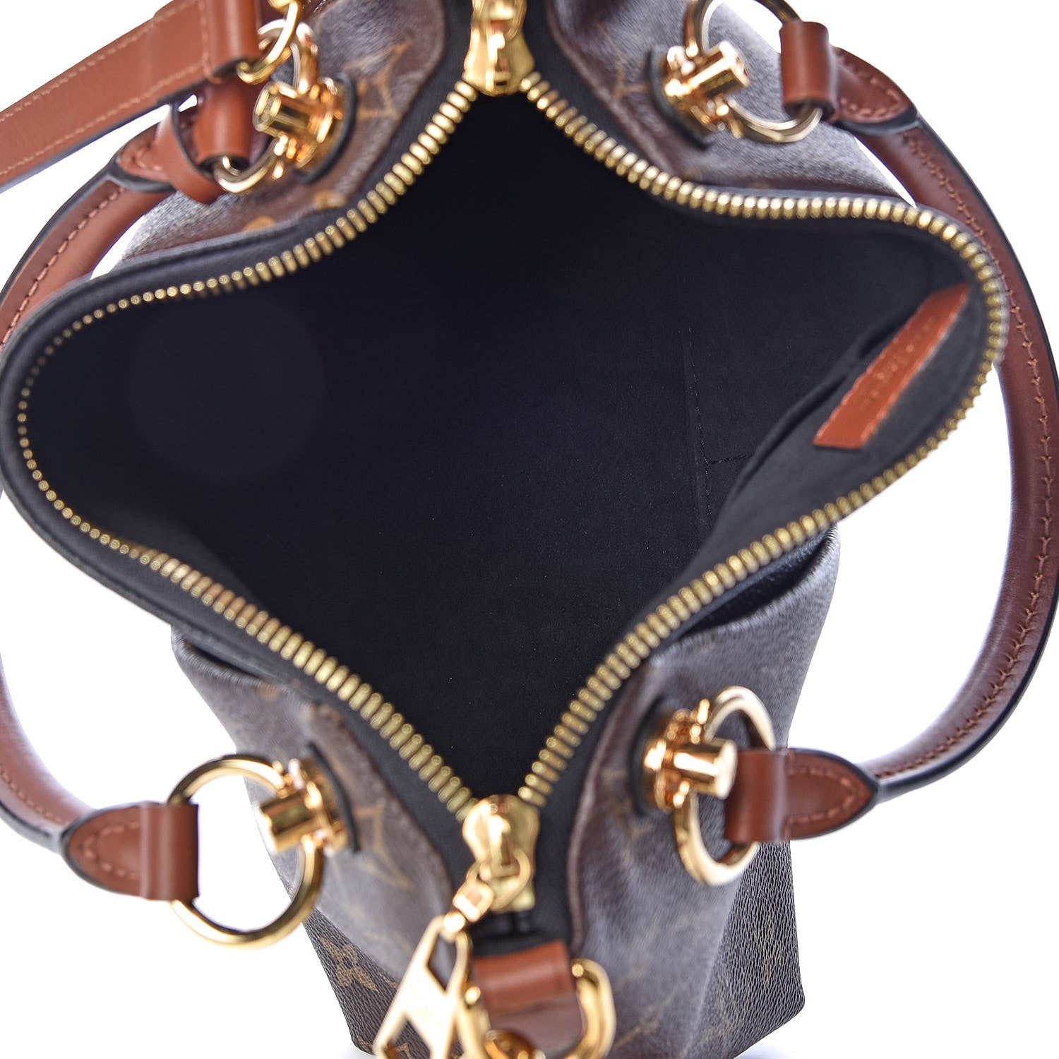Louis Vuitton Monogram V Tote BB Black 6 of 10
