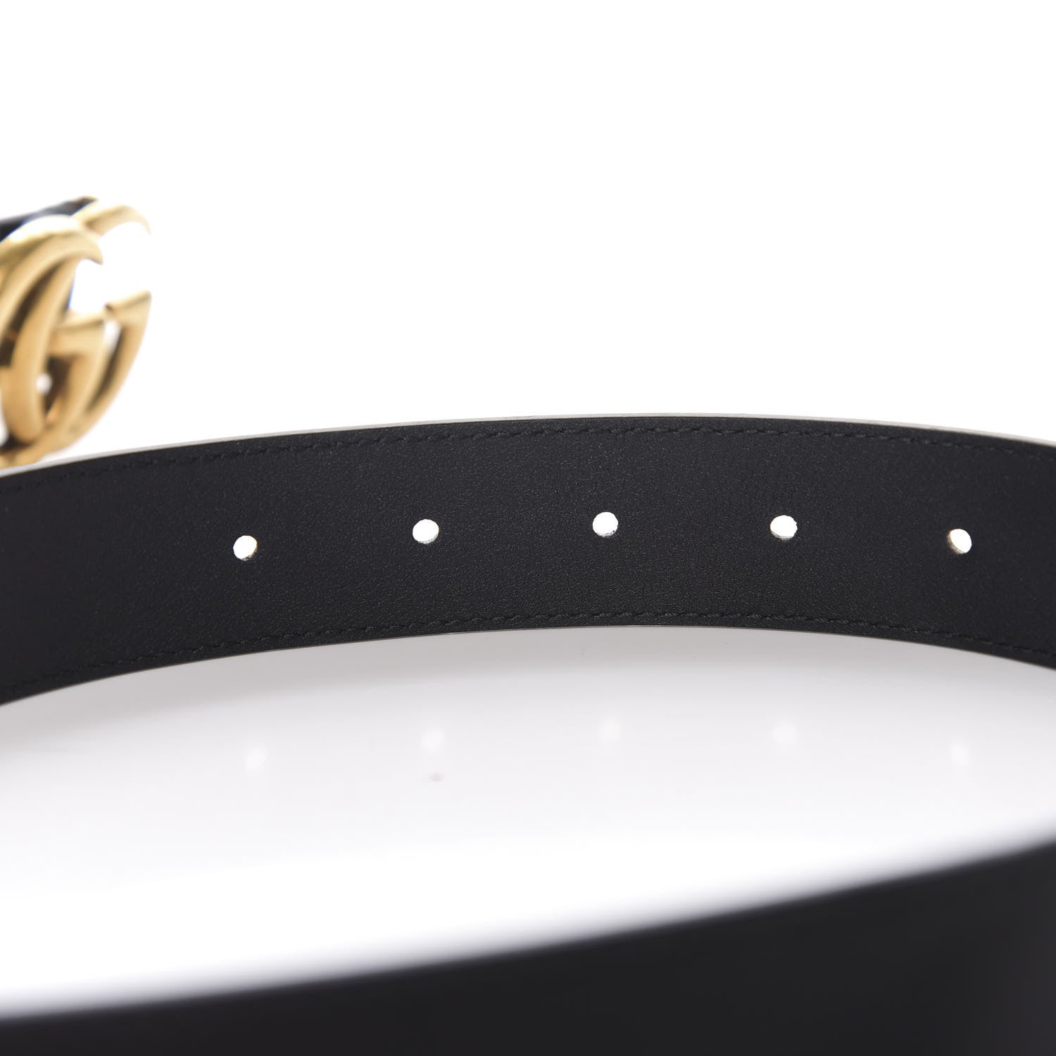Gucci Calfskin Double G 30mm Belt 75 30 Black 5 of 6