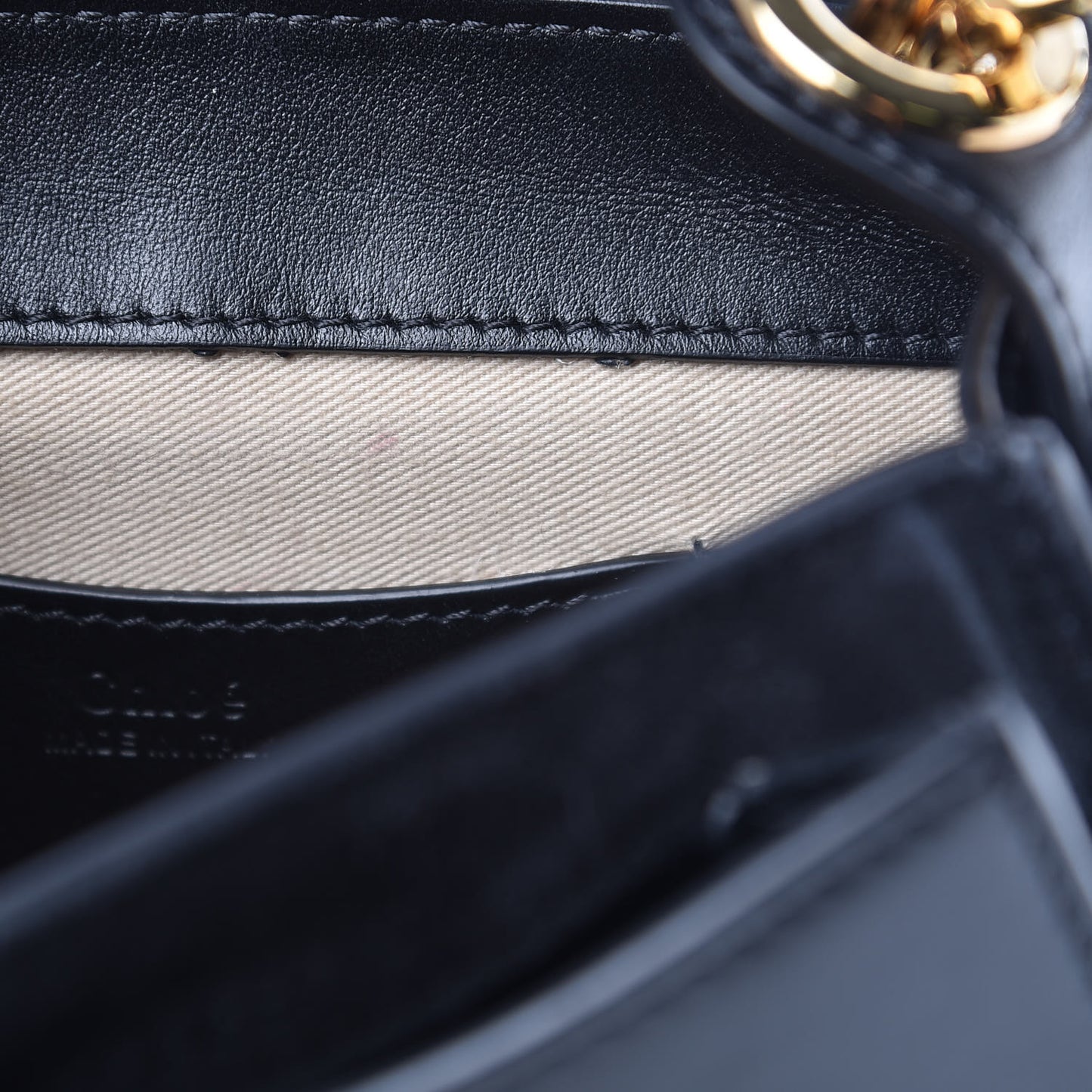 Calfskin Small Tess Bag Black
