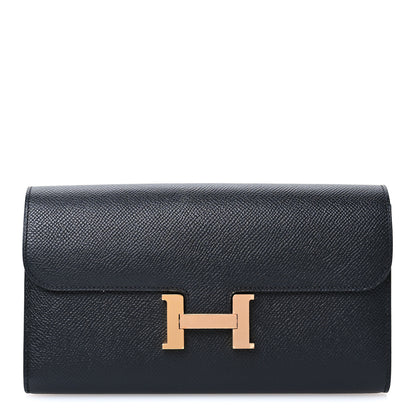 Hermes Epsom Constance Long Wallet Black 1 of 7
