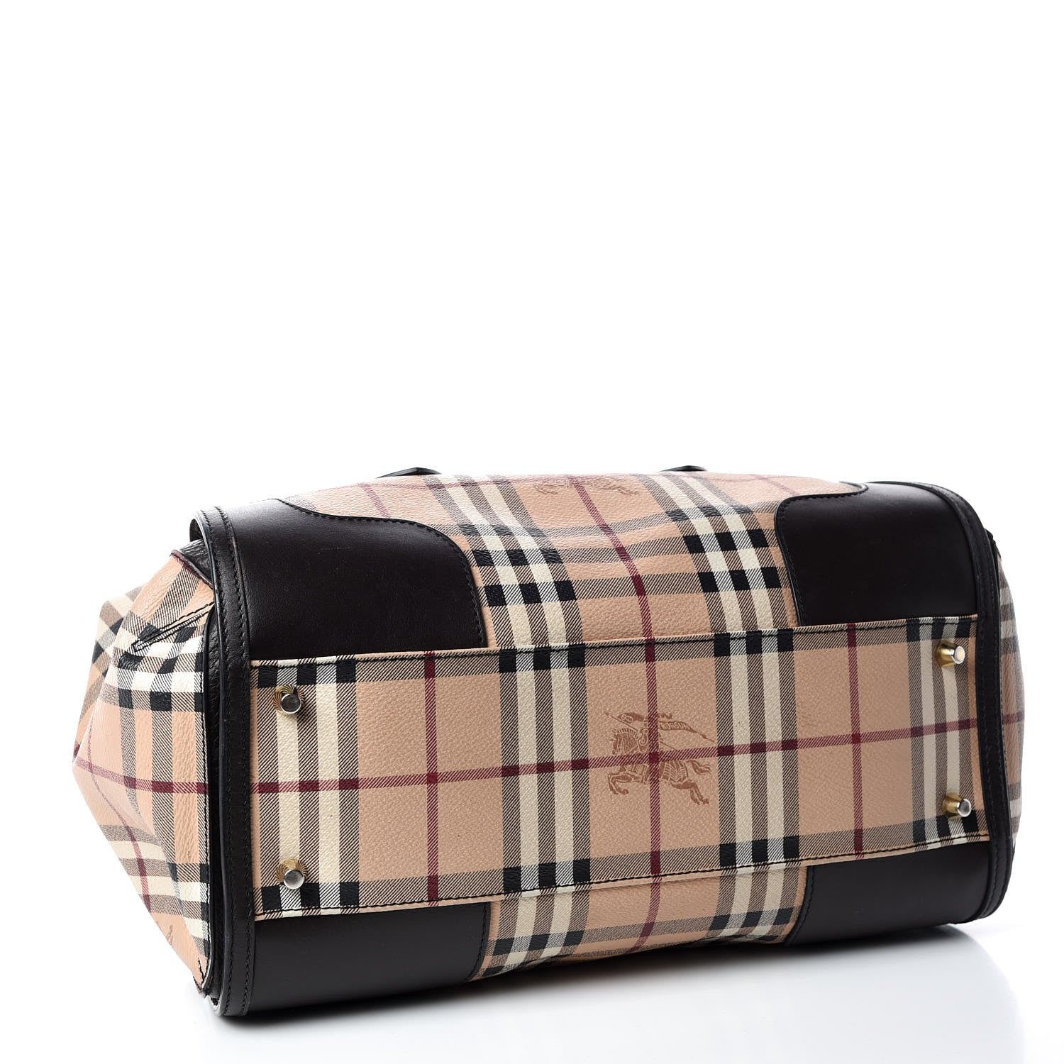 Burberry Haymarket Check Small Gladstone Chocolate 5 of 17