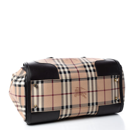 Burberry Haymarket Check Small Gladstone Chocolate 5 of 17