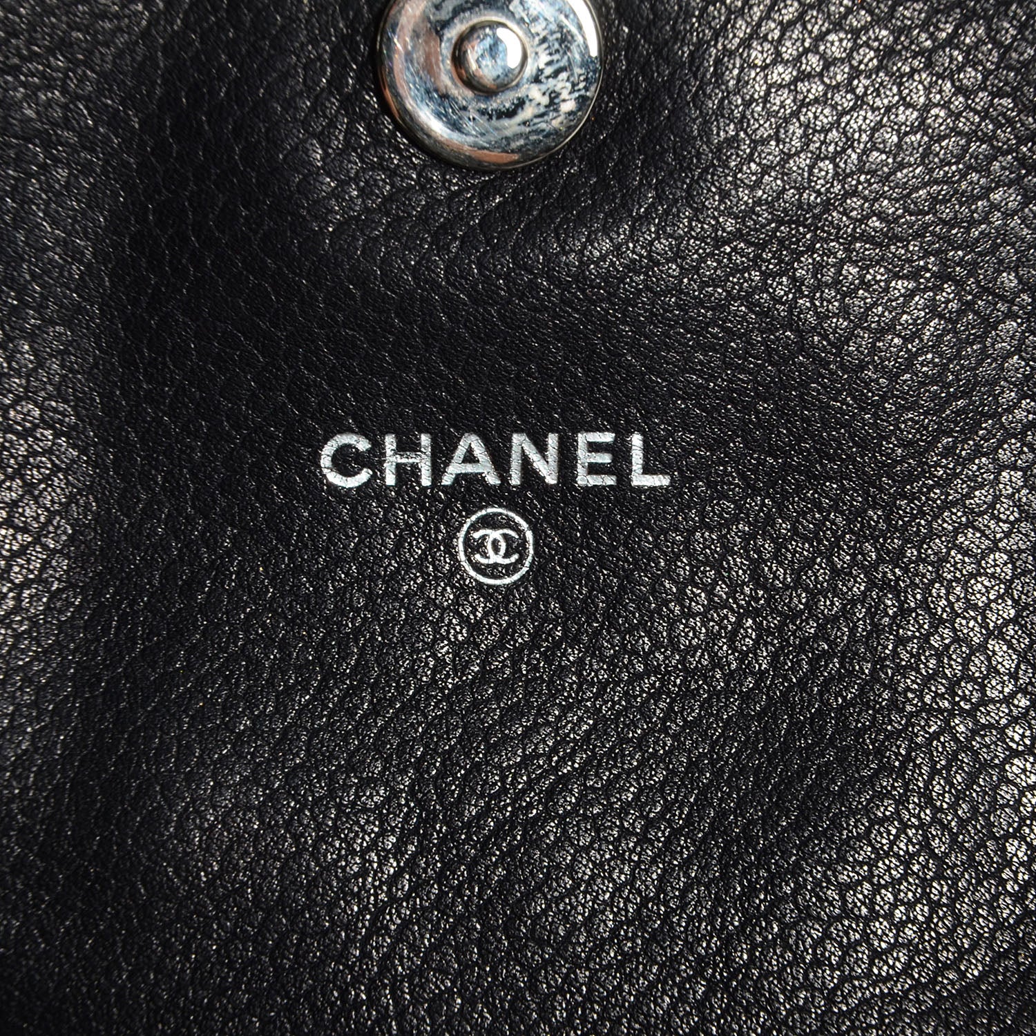 Chanel Caviar Half Moon Wallet On Chain WOC Black 6 of 8