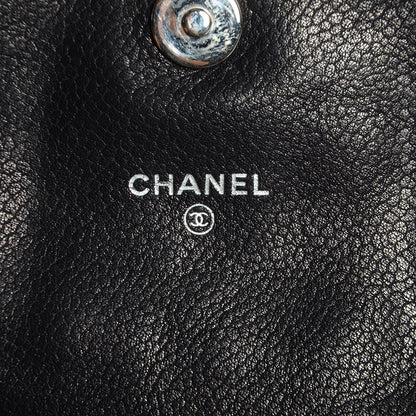 Chanel Caviar Half Moon Wallet On Chain WOC Black 6 of 8