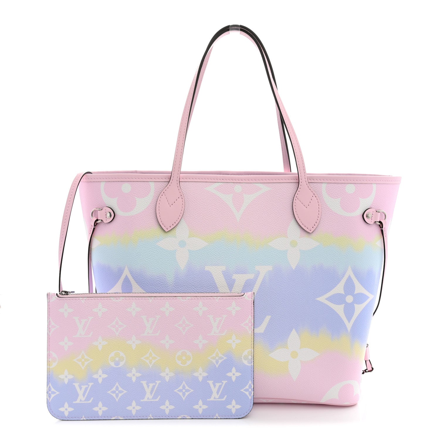 Louis Vuitton Monogram Escale Neverfull MM Pastel 3 of 12