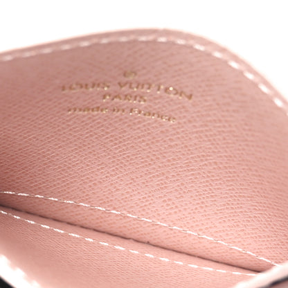 Louis Vuitton Monogram LV Charms Card Holder Rose Ballerine 5 of 6