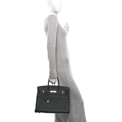 Hermes Togo Birkin 35 Bleu Indigo 2 of 13