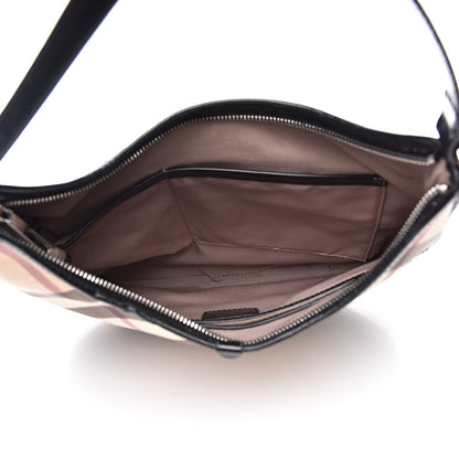 Burberry Supernova Check Buckle Hobo Black 5 of 18