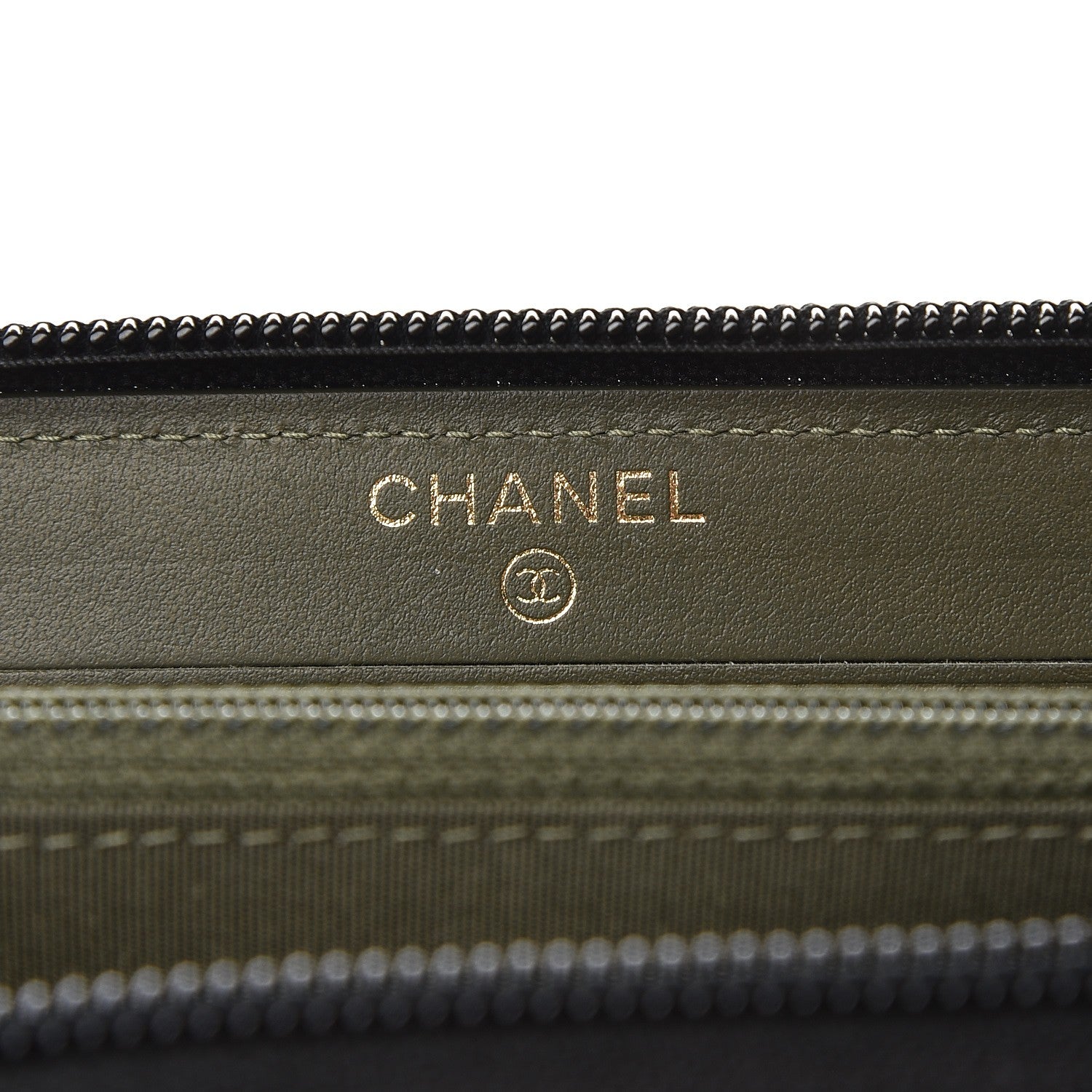 Chanel Caviar Quilted Boy Small Zip Around Wallet Black 6 of 9