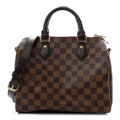 Louis Vuitton Damier Ebene Speedy Bandouliere 25 1 of 13