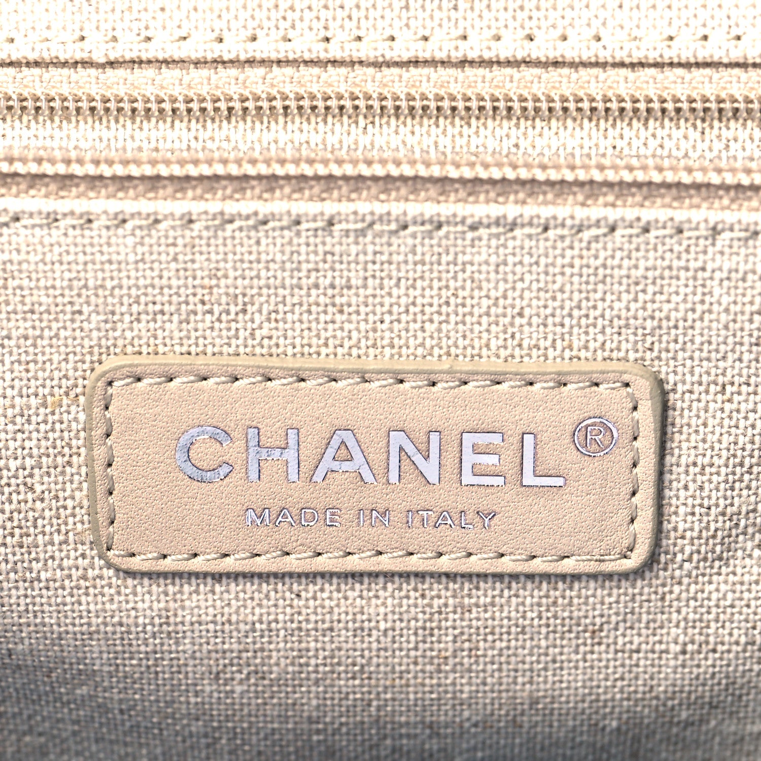 Chanel Mixed Fibers Small Deauville Tote Light Blue 7 of 11