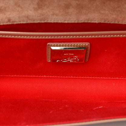 Christian Louboutin Patent So Kate Baguette Clutch Nude 4 of 8