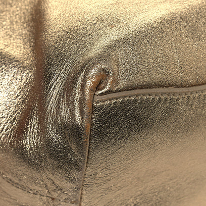 Prada Metallic Nappa Tote Gold 10 of 15