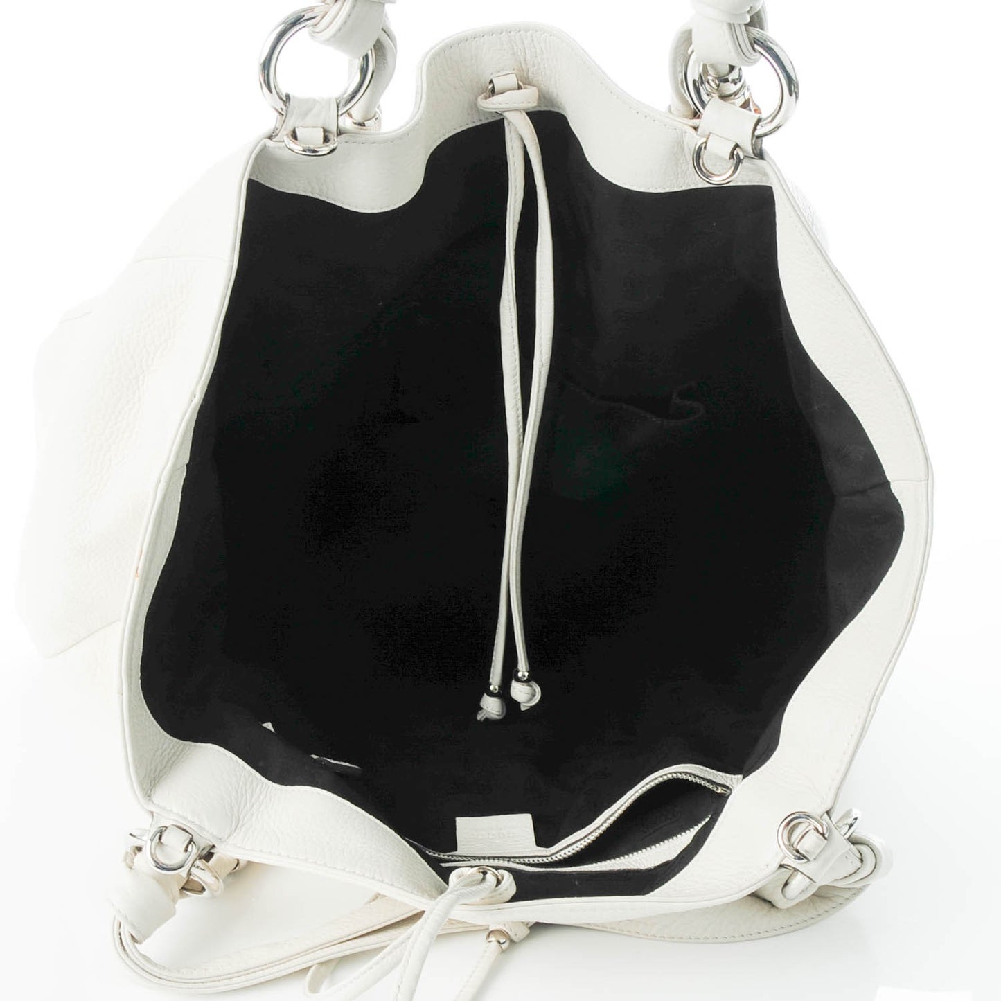Calfskin Large Jungle Tote White