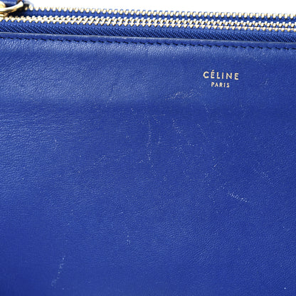 Celine Lambskin Large Trio Crossbody Bag Indigo 12 of 16