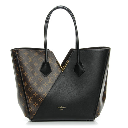 Louis Vuitton Calfskin Monogram Kimono Tote Black 1 of 7