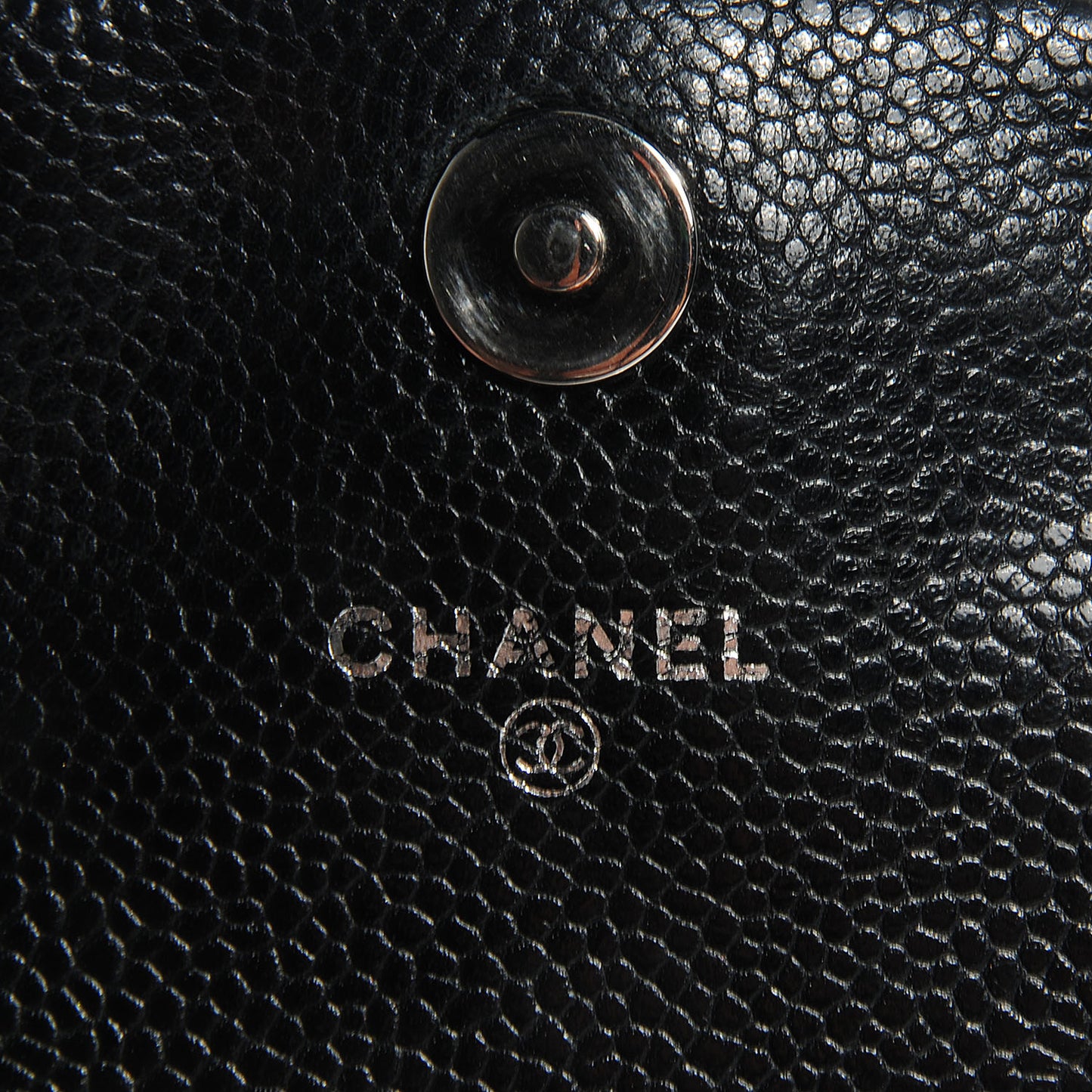 Caviar Half Moon Wallet On Chain WOC Black