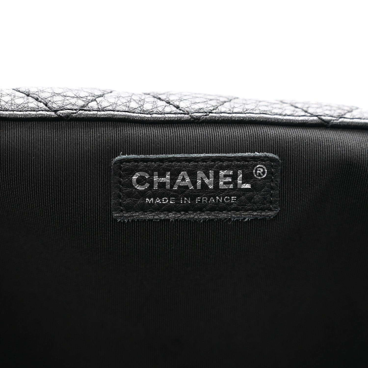 Chanel Grained Calfskin Quilted XXL Travel Flap Bag Black 5 of 10