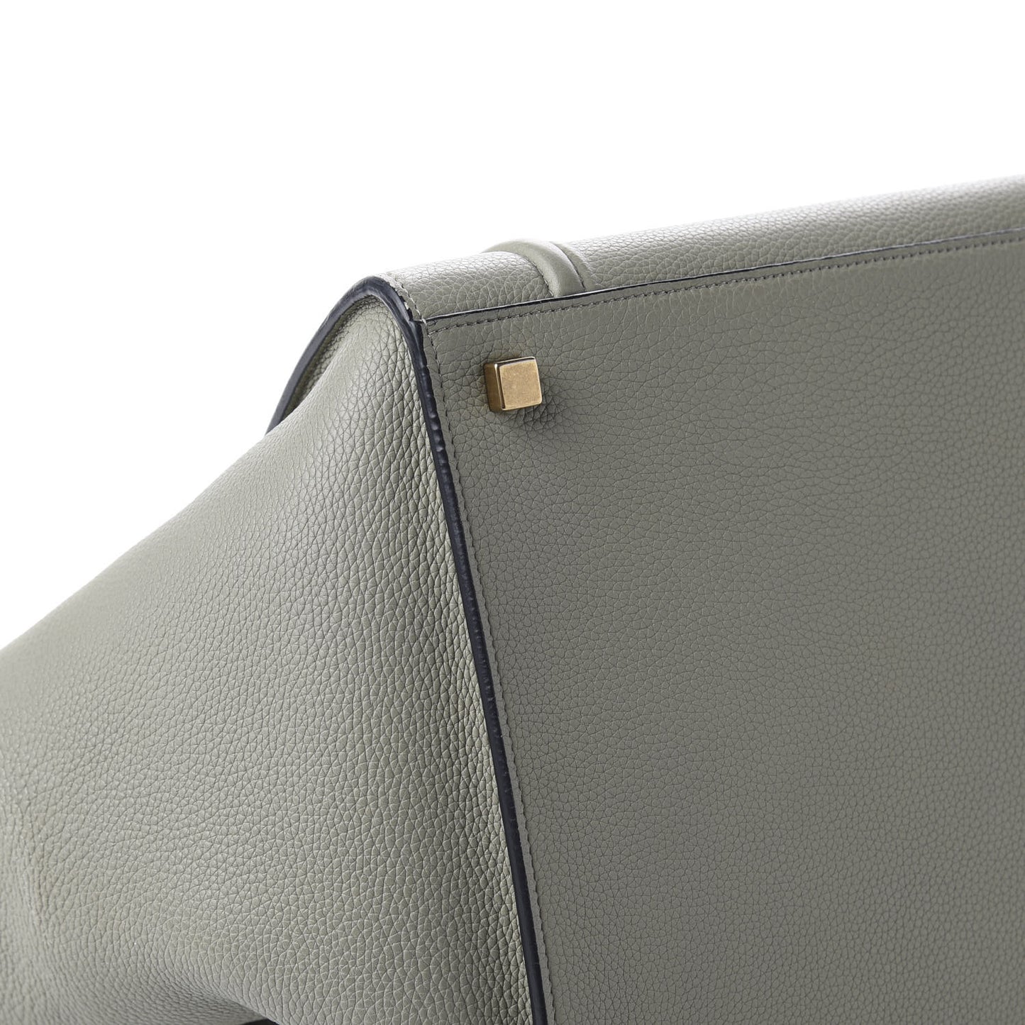 Baby Grained Calfskin Medium Phantom Luggage Grey