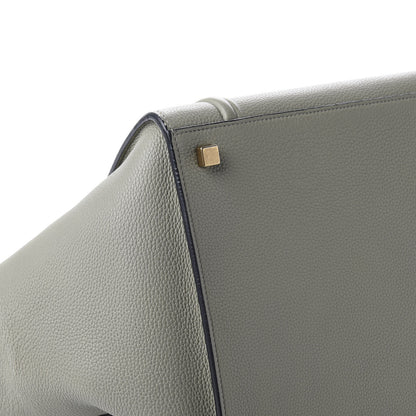 Celine Baby Grained Calfskin Medium Phantom Luggage Grey 9 of 12