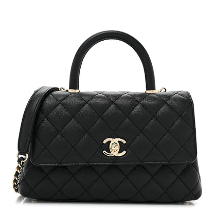Chanel Caviar Quilted Mini Coco Handle Flap Black 1 of 11