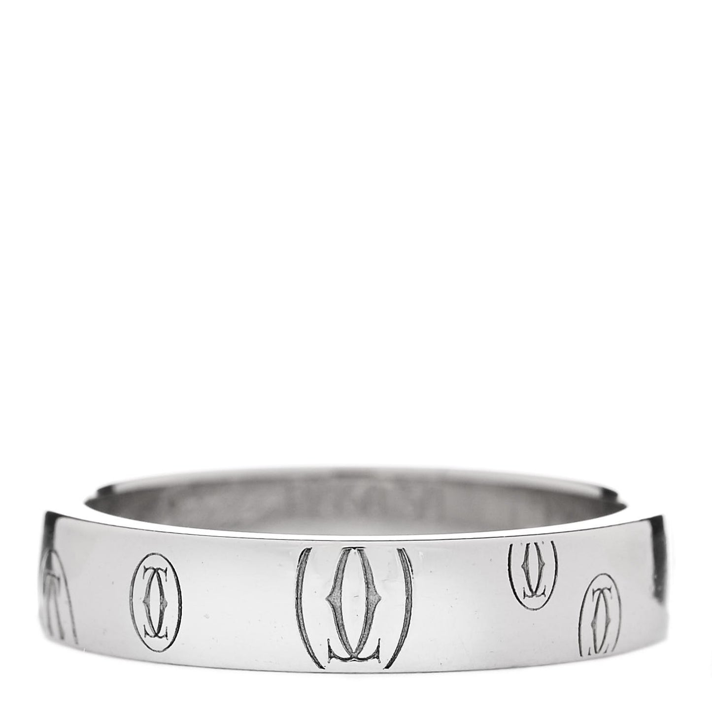 Platinum 4mm Happy Birthday Band Ring 50 5.25