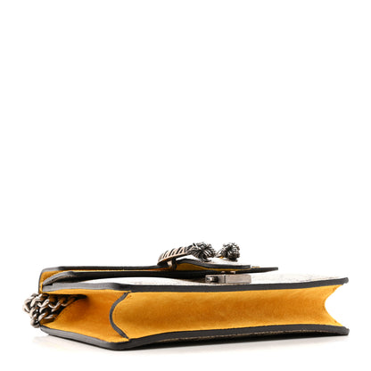 Gucci GG Supreme Monogram Mini Dionysus Shoulder Bag Yellow 4 of 14