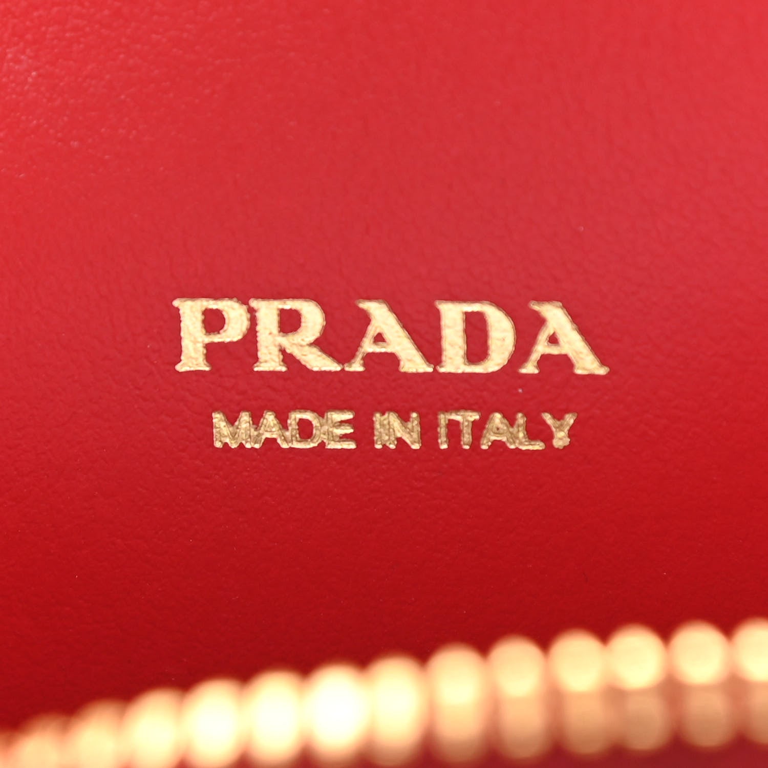 Prada Saffiano Embellished Mini Qixi Crossbody Bag Fuoco 6 of 10