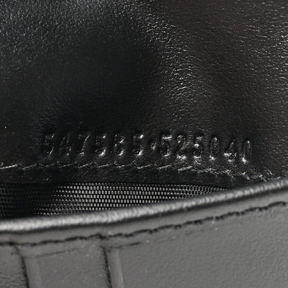 Gucci Plutone Calfskin Logo Bi-Fold Wallet Black 7 of 8