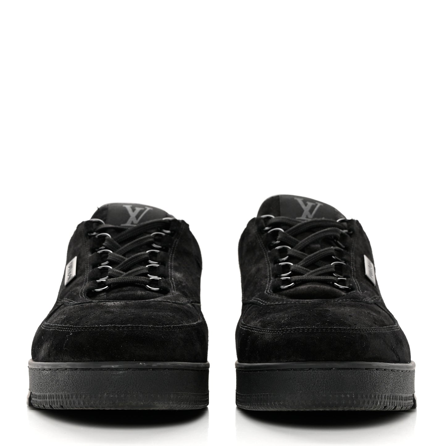Suede Uniform Sneakers 10 Black