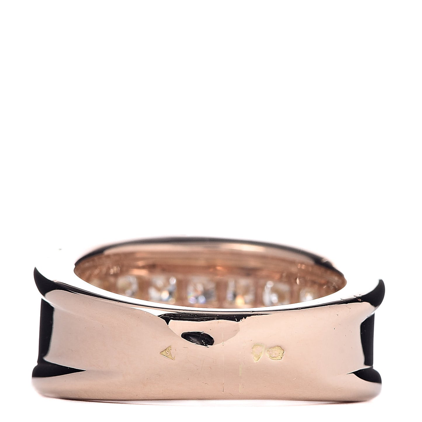 18K Pink White Gold Diamond Serenade Ring 51 5.75