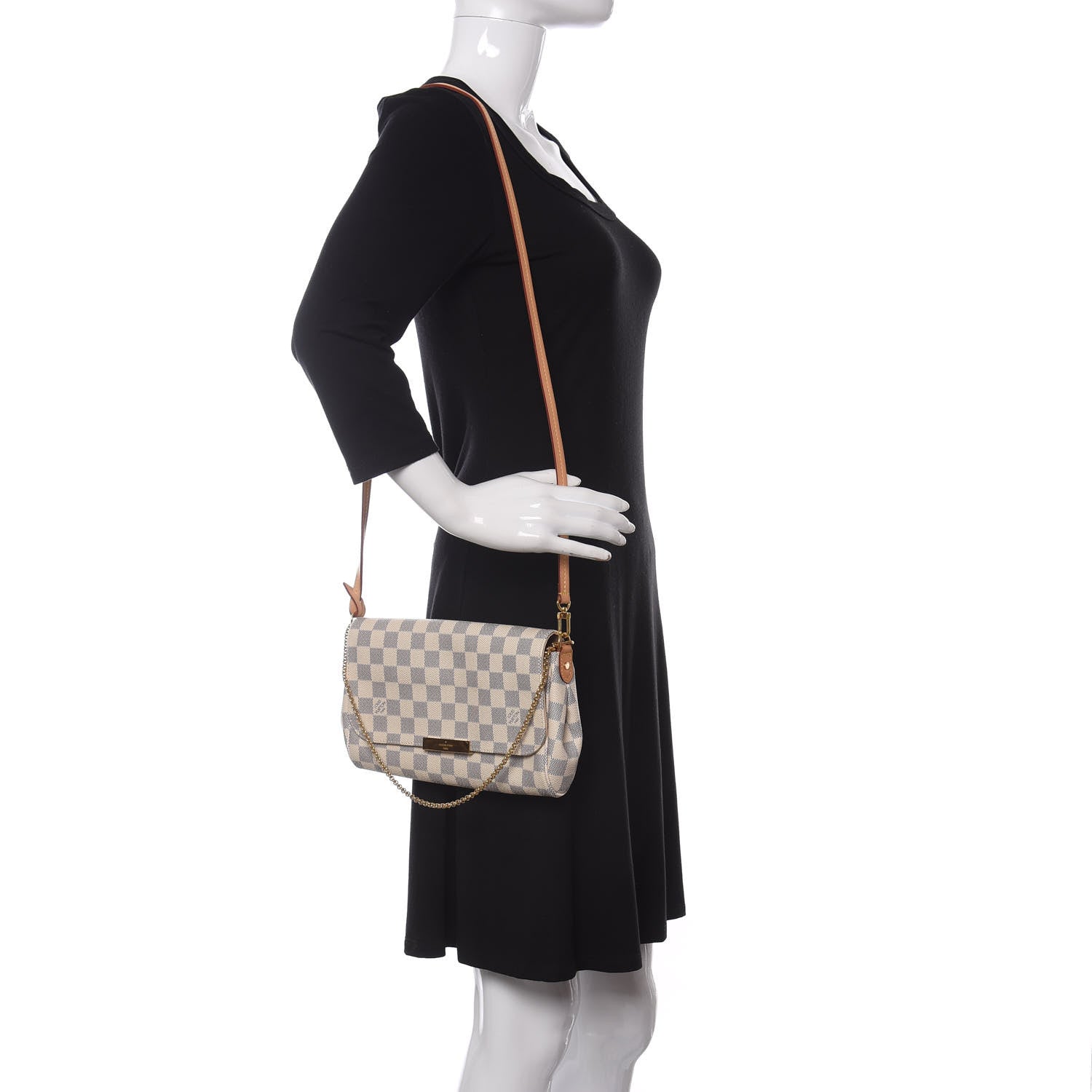 Louis Vuitton Damier Azur Favorite MM 2 of 12