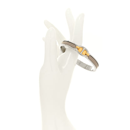 Hermes Enamel Mini Clic Chaine d'Ancre Bracelet PM Marron Glace 2 of 5